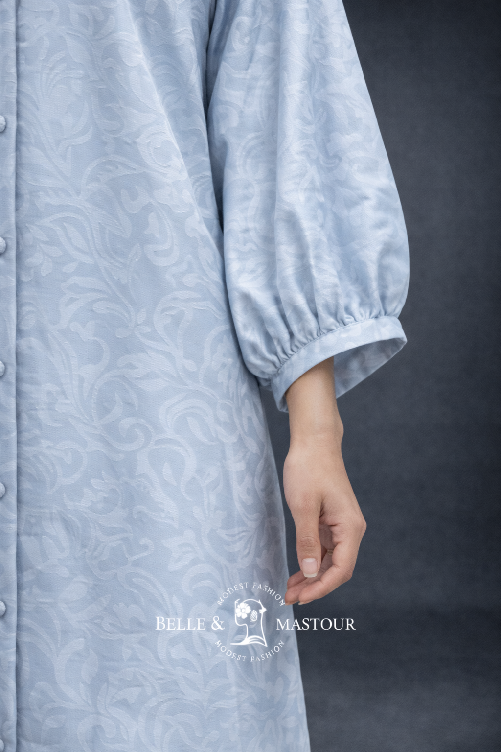 Robe longue boutonnée