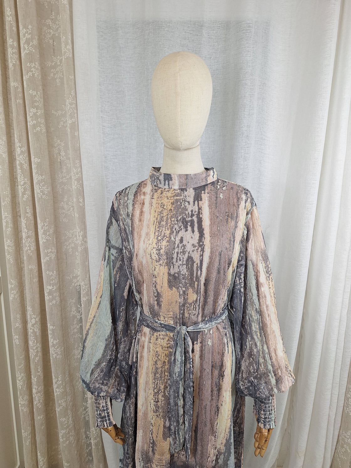 Robe longue imprimée
