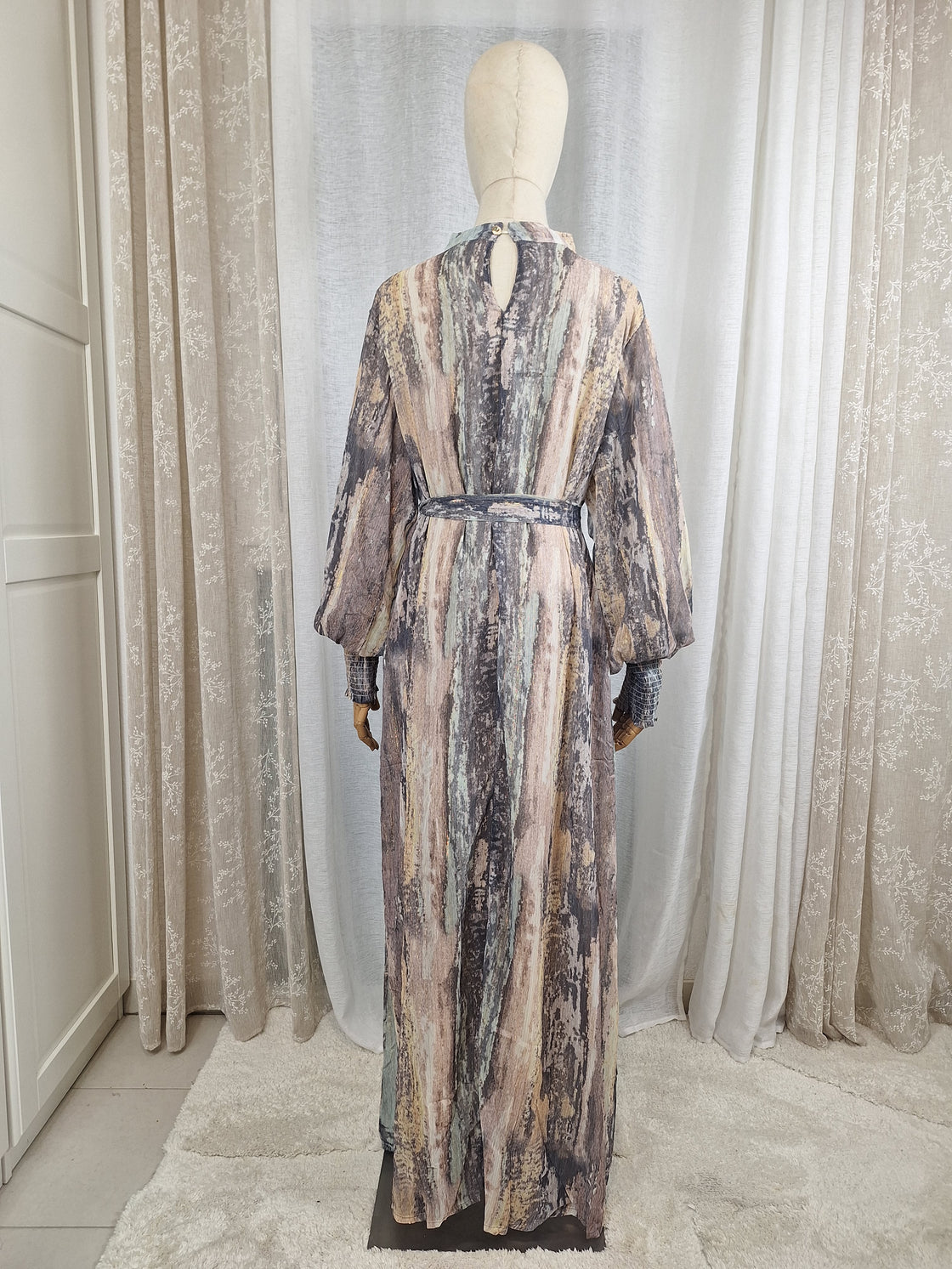 Robe longue imprimée