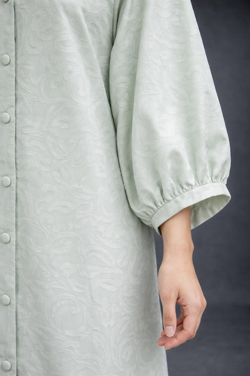 Robe longue boutonnée