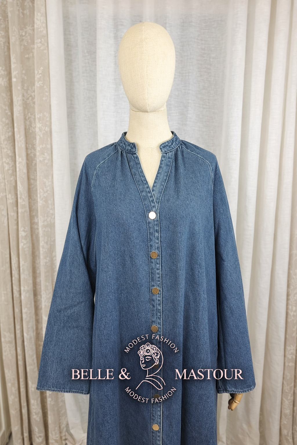 Robe denim signature