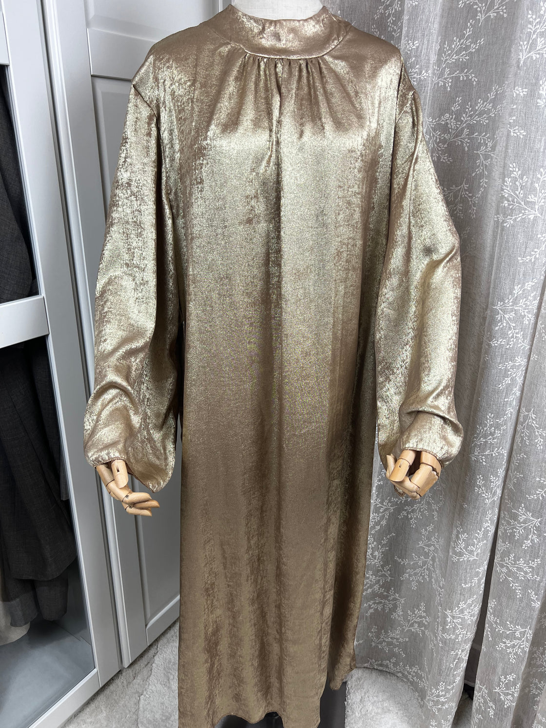 Robe métallisé leila