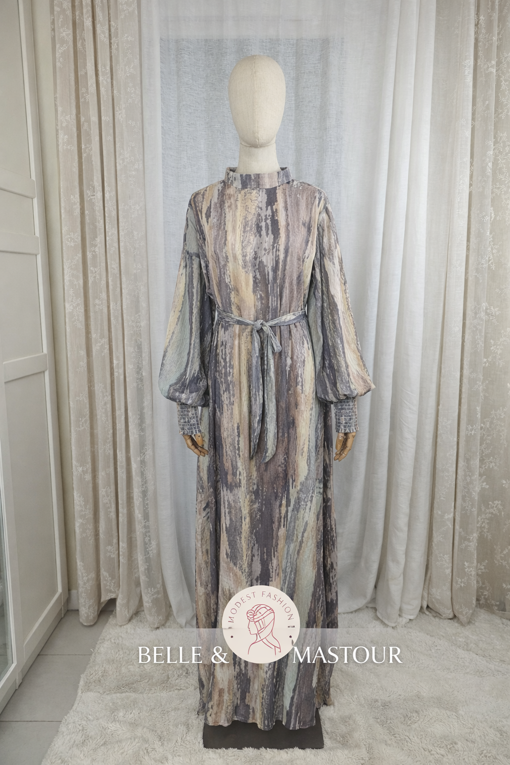 Robe longue imprimée