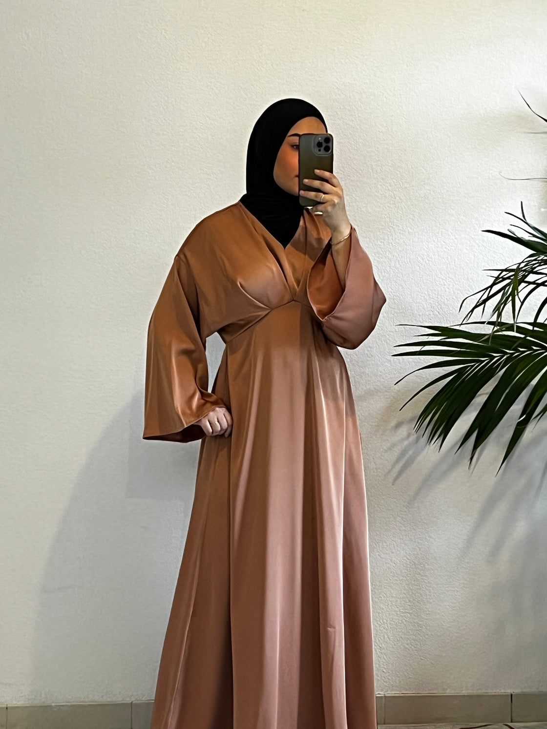 Robe satin